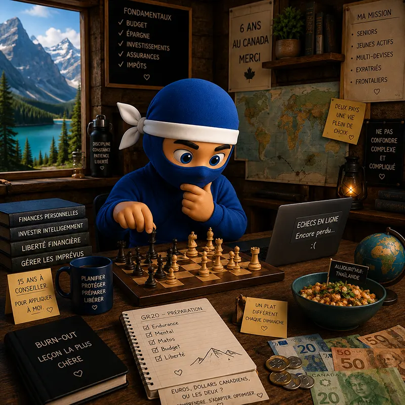 Ninja illustrant la catégorie Budget et finances personnelles