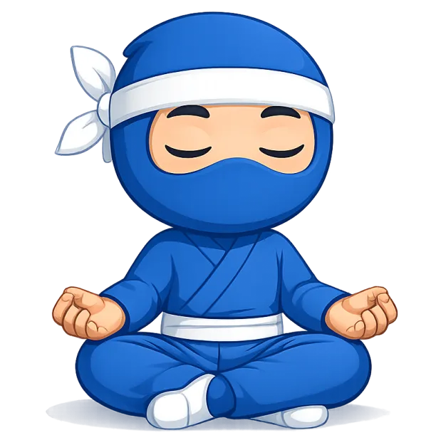 Ninja en méditation